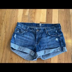 7 for all Mankind Jean Shorts